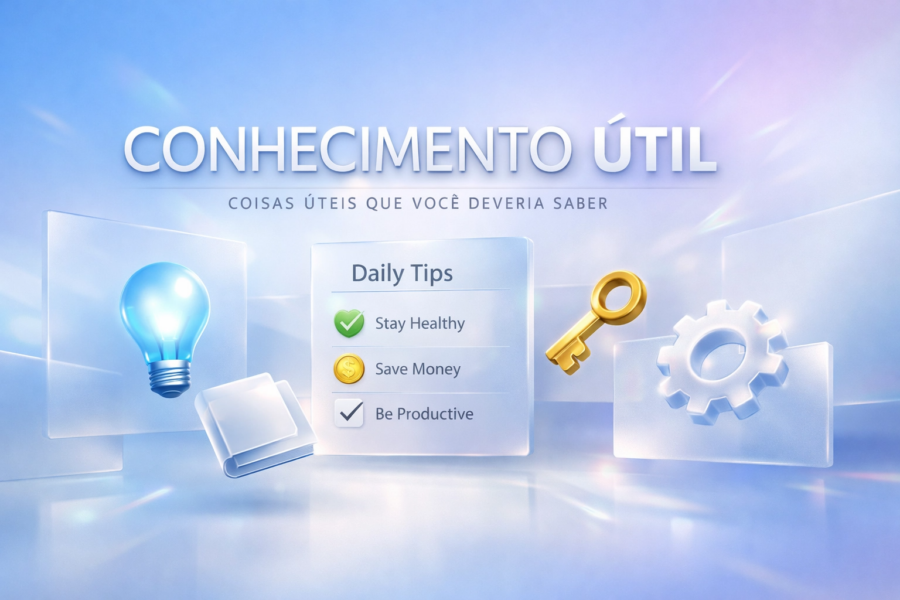 Coisas úteis que você deveria saber hoje: conhecimentos práticos que podem melhorar sua vida imediatamente