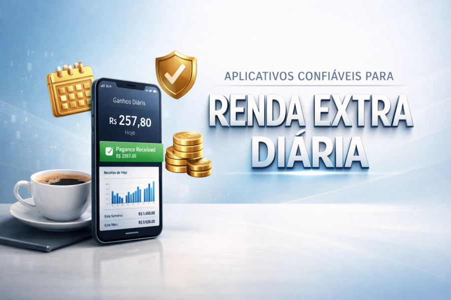 Aplicativos confiáveis para renda extra diária